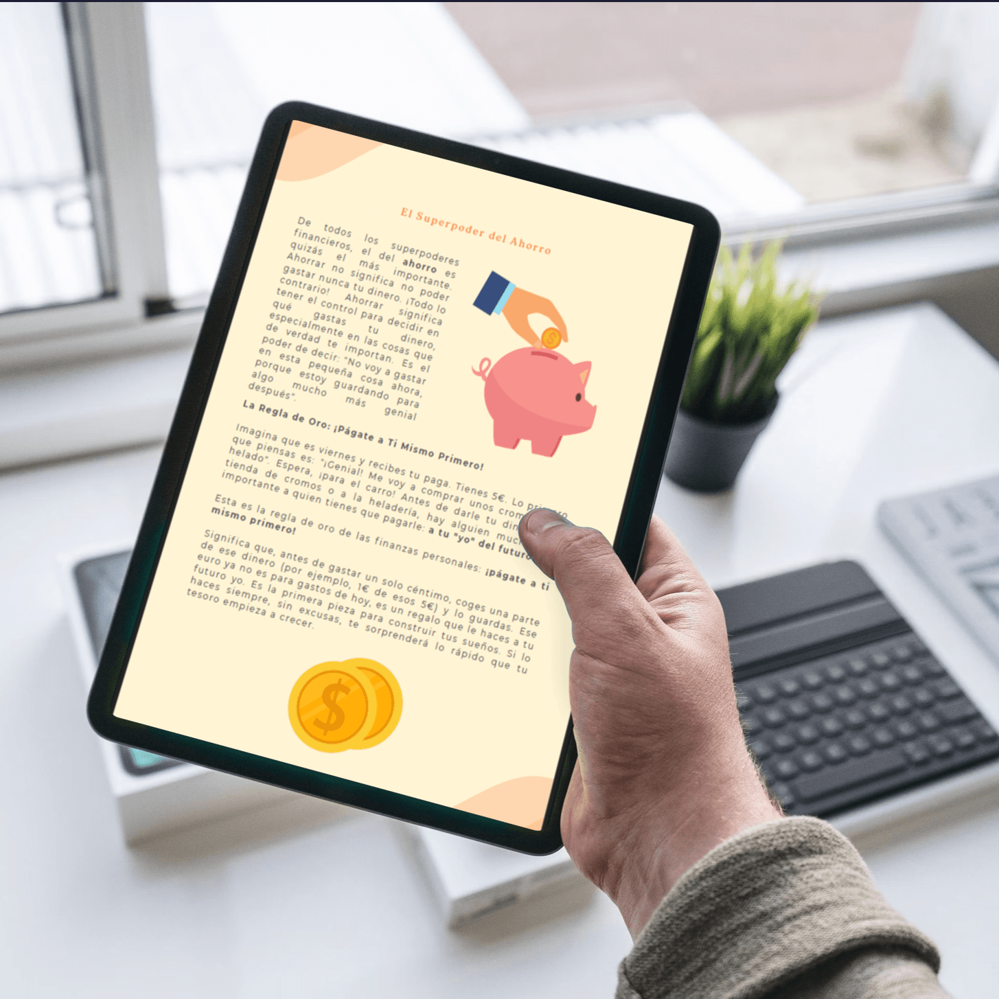 Finanzas Para Ninos y Principiantes tablet 1